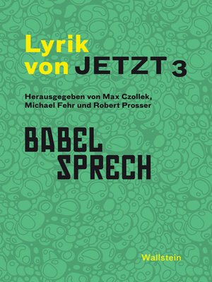 cover image of Lyrik von Jetzt 3